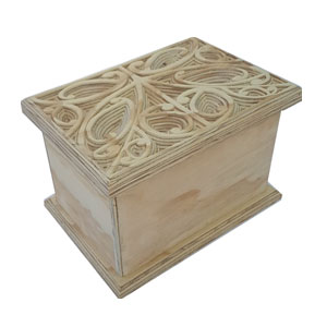 Korowai Ash Urn - available through Aroha Funerals
