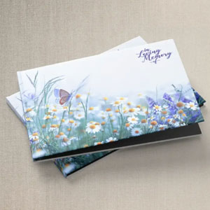 Memorial Books available from Aroha Funerals