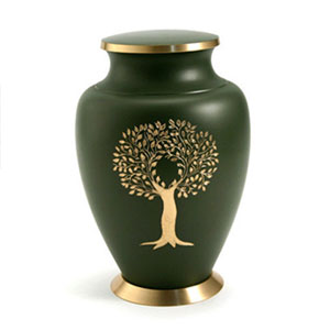 Aria Tree of Life Ash Urn - available from Aroha Funerals