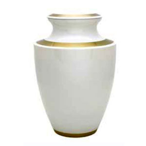 Trinity Pearl Ash Urn - available from Aroha Funerals